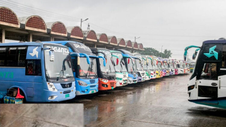 জ্বালানি তেলের দাম বৃদ্ধি, রাজধানীতে বাস চলাচল বন্ধ