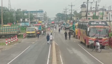 সুনামগঞ্জে ছাতকে চলছে অর্ধদিবস হরতাল, বিপাকে সাধারণ মানুষ