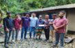 পুড়ে যাওয়া আশ্রয়ণ প্রকল্পের পরিবারের পাশে ‘হাসি মুখ সংস্থা‘
