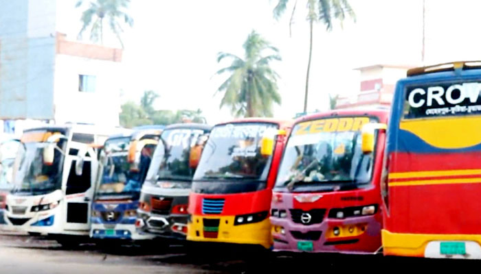 মেহেরপুর-কুষ্টিয়া সড়কে বাস চলাচল বন্ধ