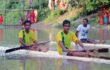 মধুখালীতে ভেলা বাইচ অনুষ্ঠিত