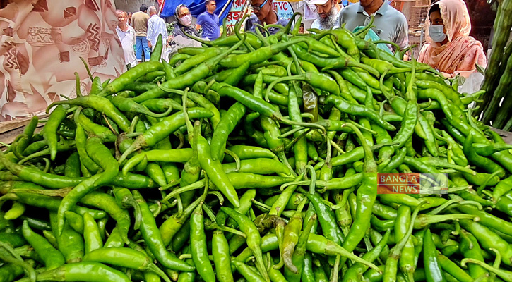 কাঁচামরিচের বাজারে আগুন