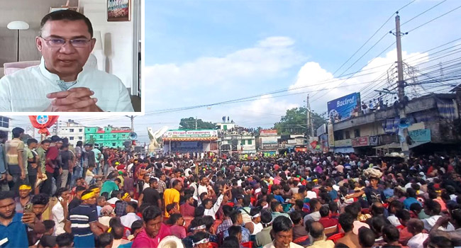 ঝিনাইদহে সমাবেশে তারেক রহমান অন্তর্বর্তী সরকারকে কাজের রোডম্যাপ দিতে হবে