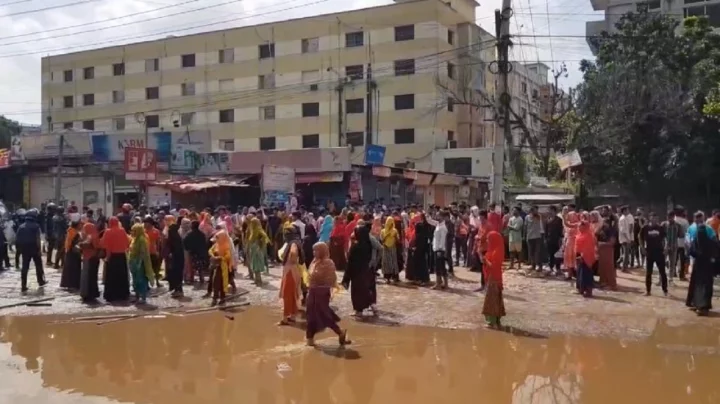 আশুলিয়ায় দুপক্ষের সংঘর্ষে নারী শ্রমিক নিহত