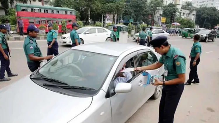 ট্রাফিক আইন লঙ্ঘনে জরিমানা ৭৬ লাখ টাকা, মামলা ২১৬৬