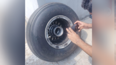 উড্ডয়নের পর খুলে পড়ল বাংলাদেশ বিমানের চাকা