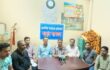 প্রকাশিত সংবাদের প্রতিবাদে বীরগঞ্জে সংবাদ সম্মেলন