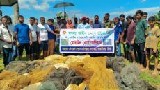 ওসমানীনগরে রিং ও বেল জালের বিরুদ্ধে প্রশাসনের অভিযান,১১ জাল আগুনে পুড়িয়ে ধ্বংস 