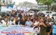 ওসমানীনগরে বিএনপির তিন সহযোগী সংগঠনের বিক্ষোভ মিছিল ও সমাবেশ 